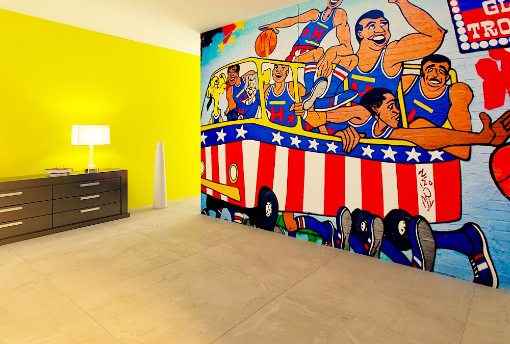 Fototapete Nr. 3482 - Graffiti Harlem Globe Trotters