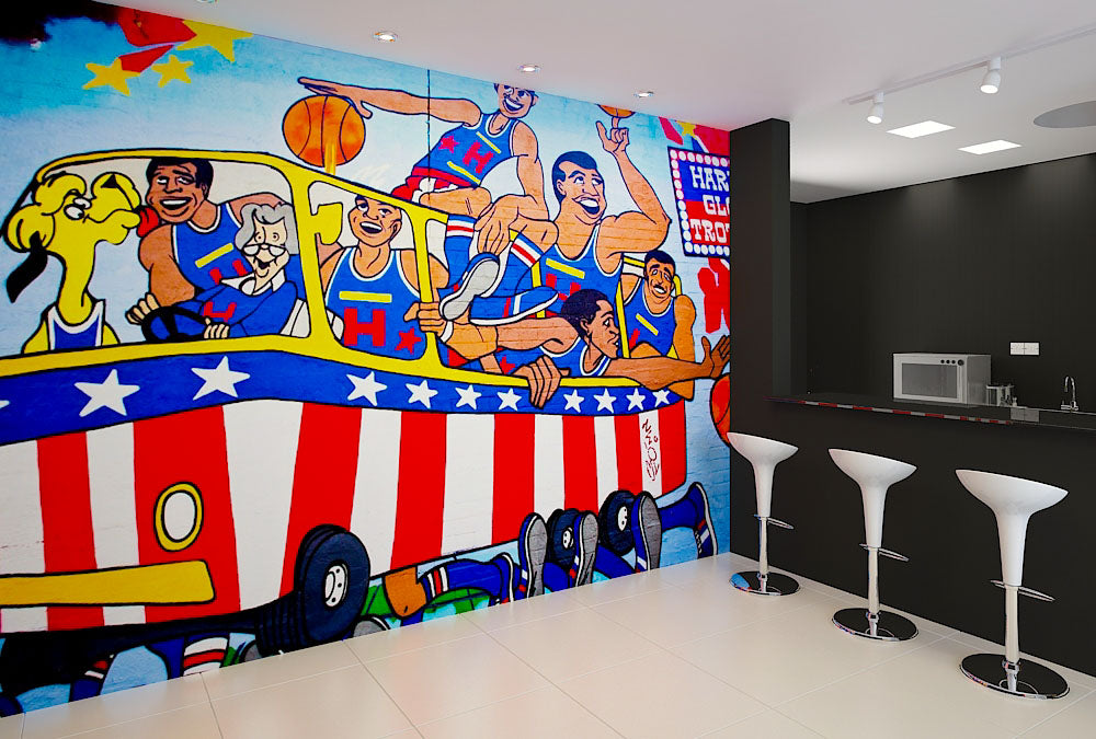 Fototapete Nr. 3482 - Graffiti Harlem Globe Trotters