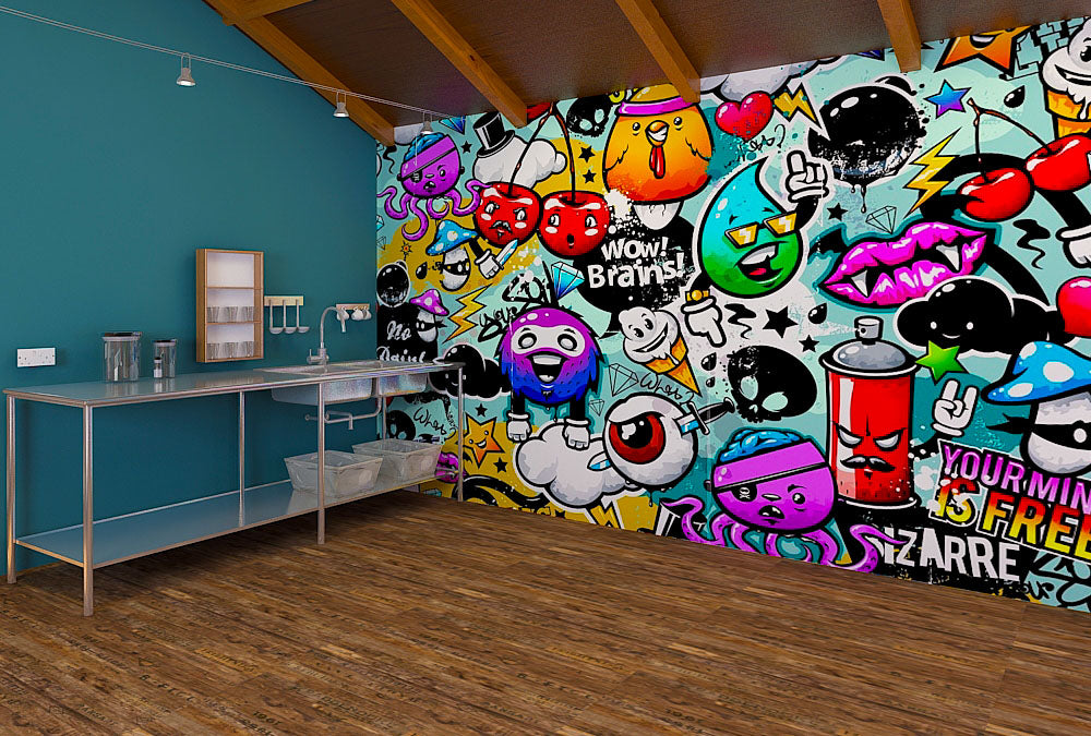 Fototapete Nr. 3494 - Graffiti Wow