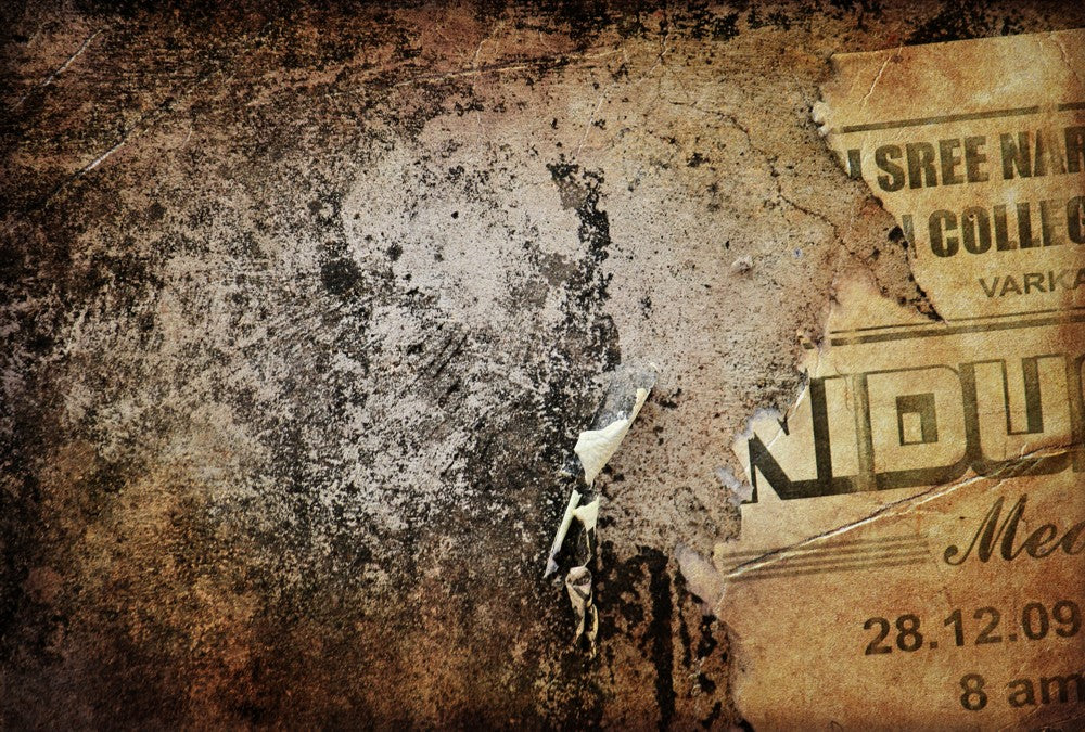 Fototapete Nr. 3609 - Posterwand vintage