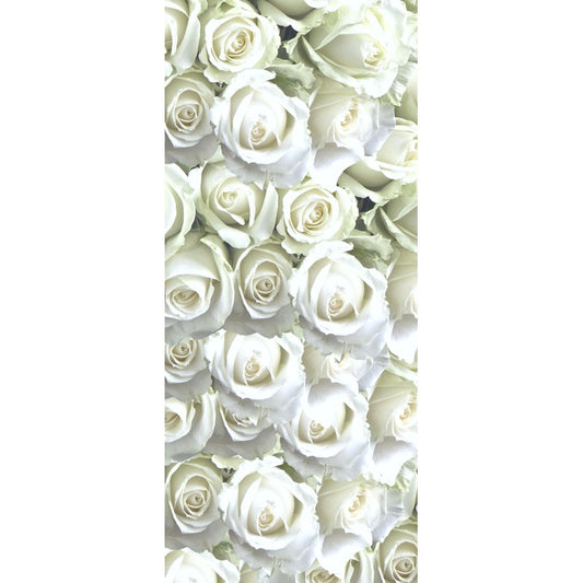 Türtapete Nr. 3659 - White Roses