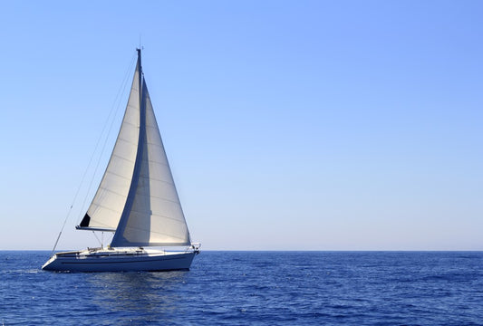 Fototapete Nr. 3703 - Blue water sailing