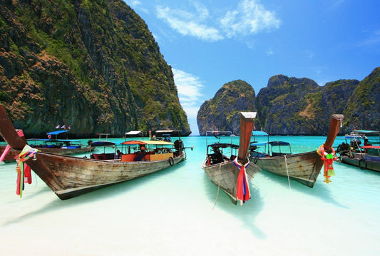 Fototapete Nr. 3788 - Long tail boats