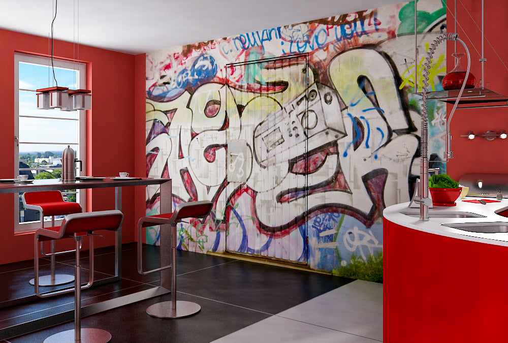 Fototapete Nr. 3836 - Graffiti Door